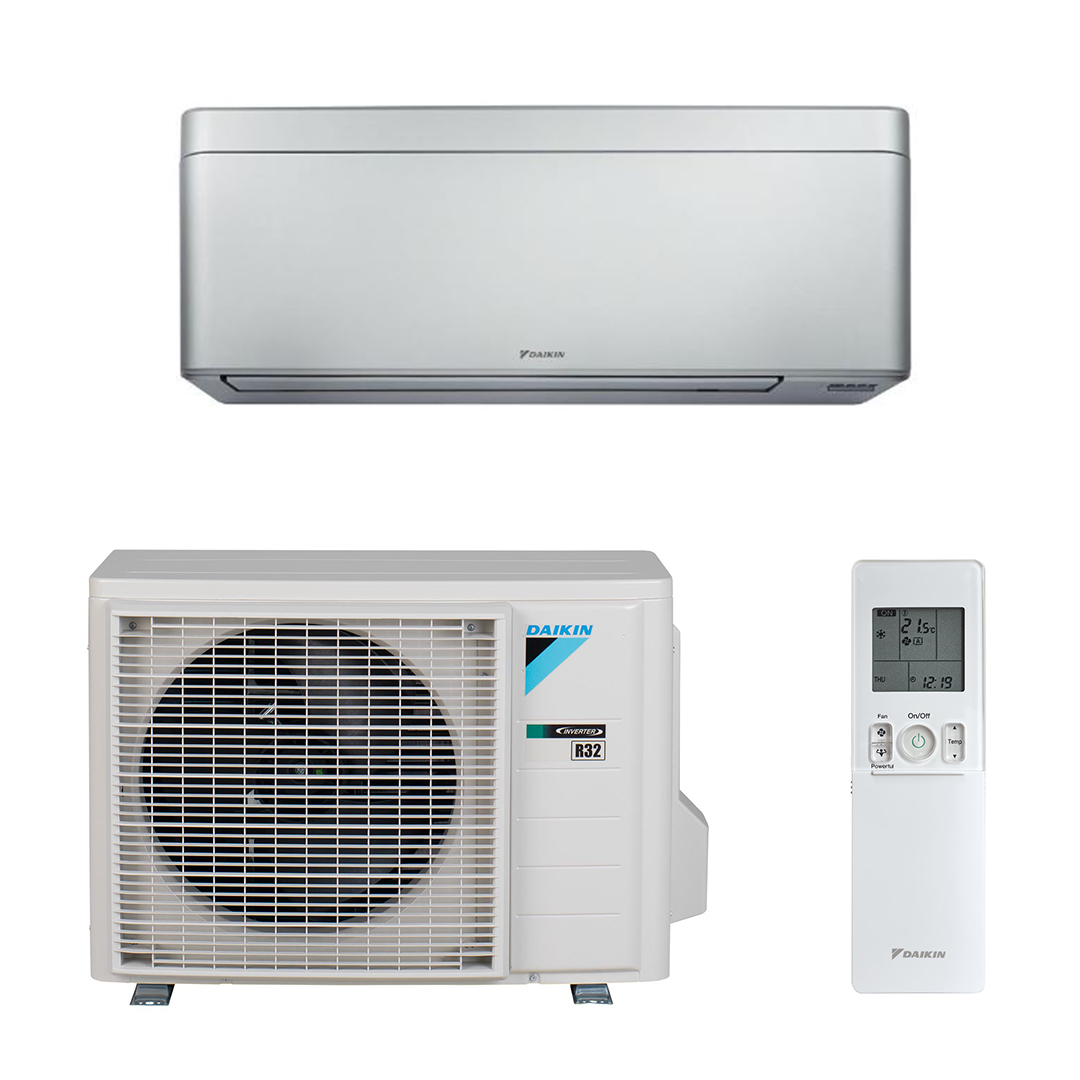 Aparat de aer conditionat Daikin Stylish Bluevolution FTXA20CS+RXA20A8, Inverter 7000 BTU, Clasa A+++