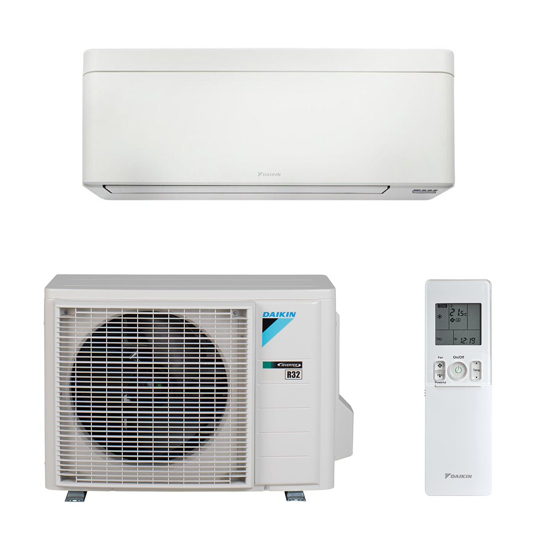 Aparat de aer conditionat Daikin Nepura Stylish Bluevolution optimizat pentru incalzire FTXTA30CW+RXTA30C, Inverter 9000 BTU, Clasa A+++