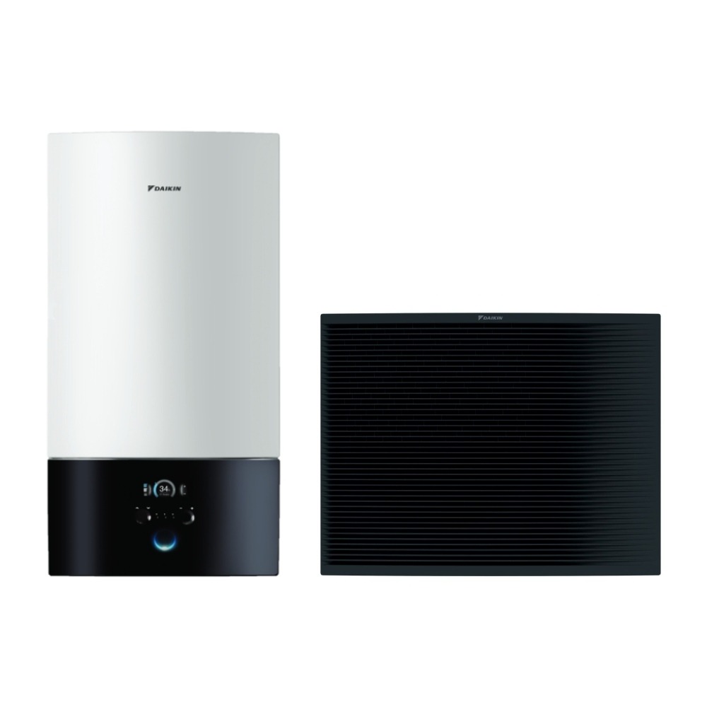 Pompa de caldura Daikin Altherma 3 H HT W pentru incalzire 14kW si incalzitor de rezerva 6kW, EPRA14DV37-ETBH16E6V7